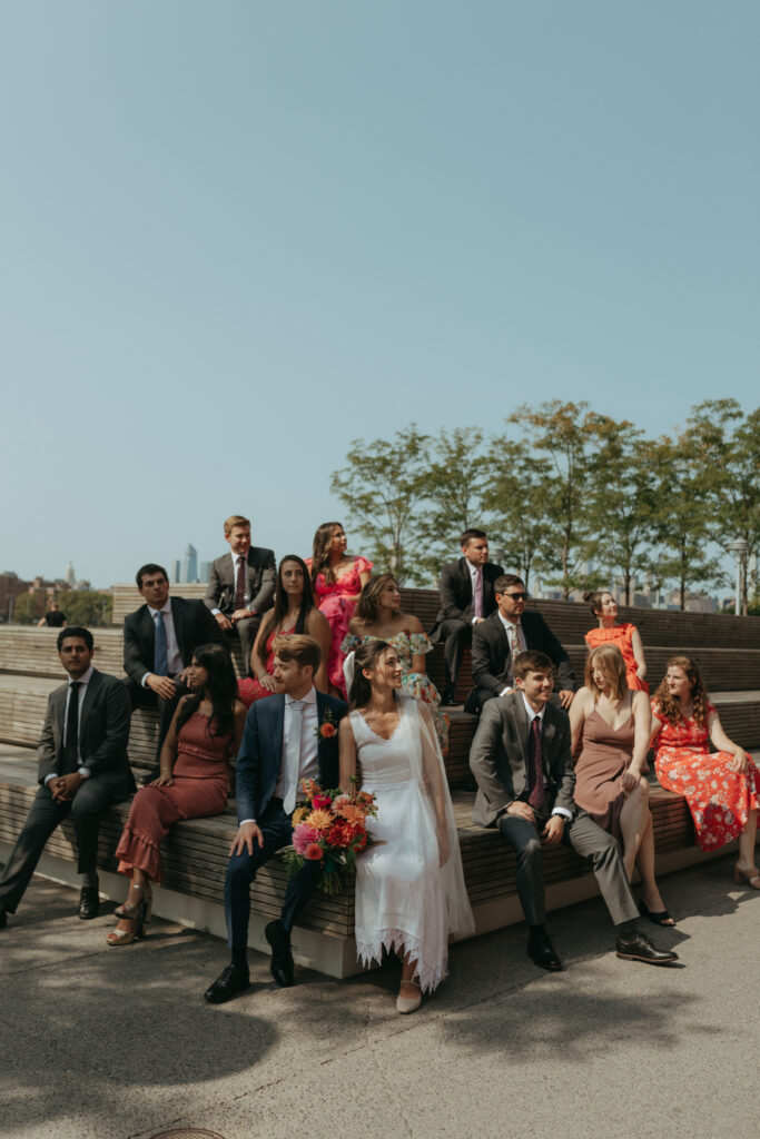 An Intimate Backyard Wedding Party in Brooklyn, NY