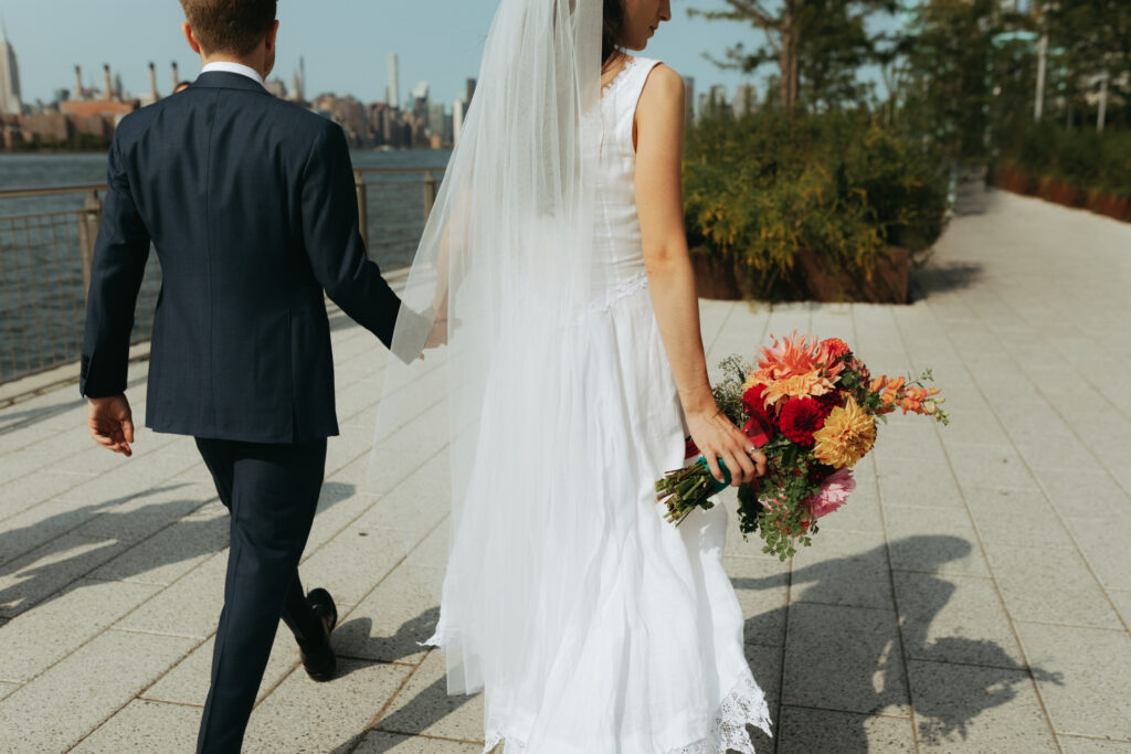 An Intimate Backyard Wedding Party in Brooklyn, NY