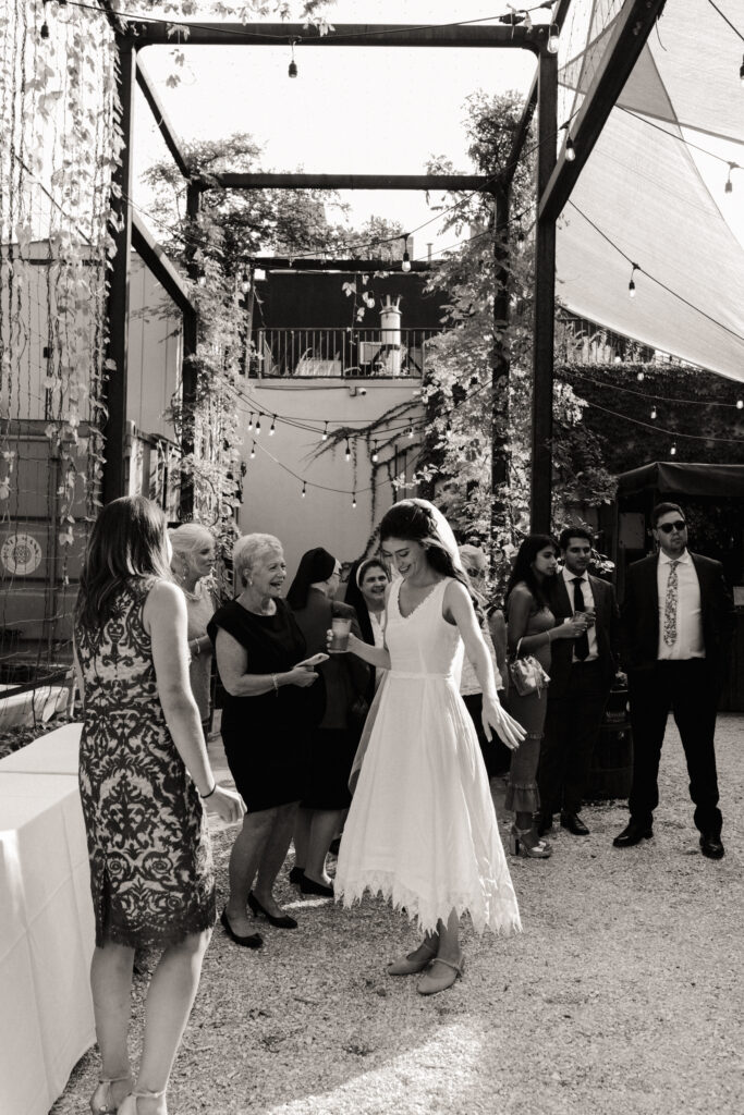 An Intimate Backyard Wedding Party in Brooklyn, NY