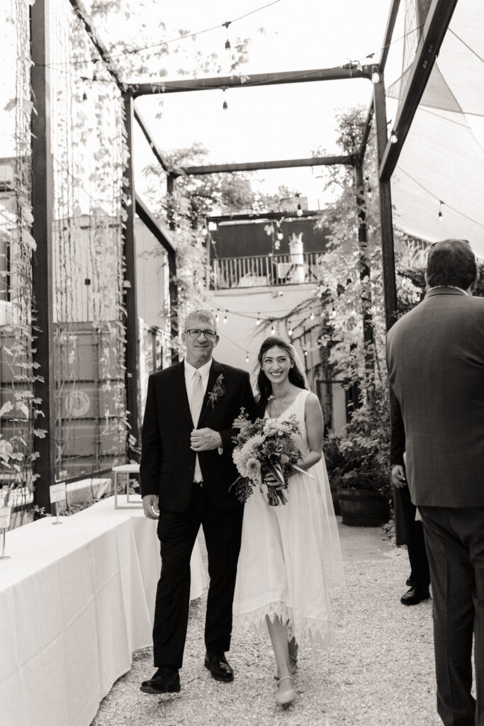 An Intimate Backyard Wedding Party in Brooklyn, NY