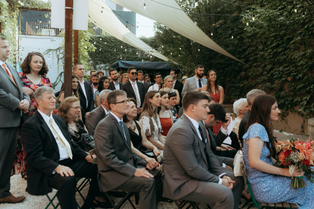 An Intimate Backyard Wedding Party in Brooklyn, NY