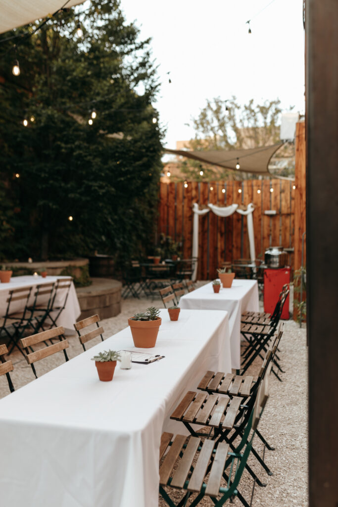 An Intimate Backyard Wedding Party in Brooklyn, NY