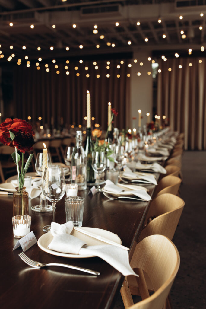 A Unique Wedding in Brooklyn, NY Centered Around the Dinner Party