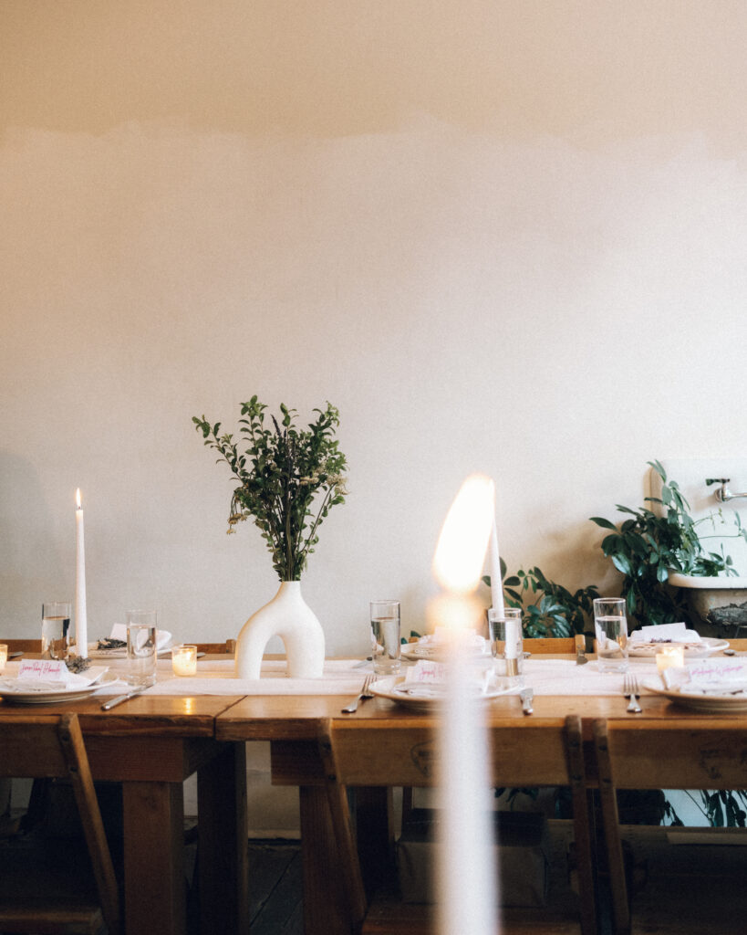 A Unique Wedding in Brooklyn, NY Centered Around the Dinner Party