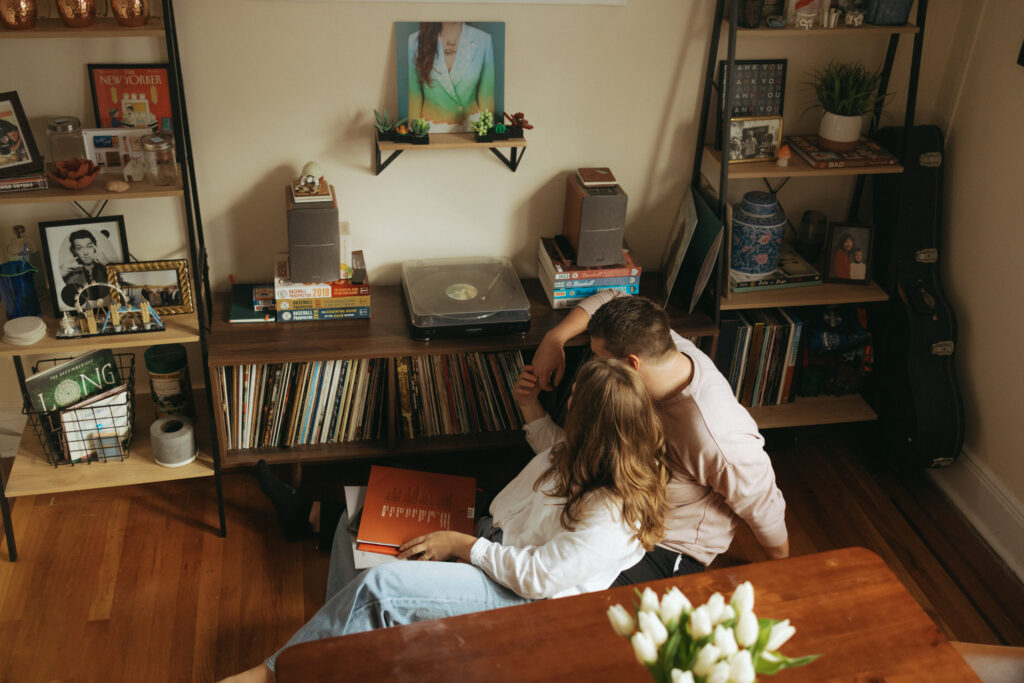 In-Home Engagement Session in Queens, NY