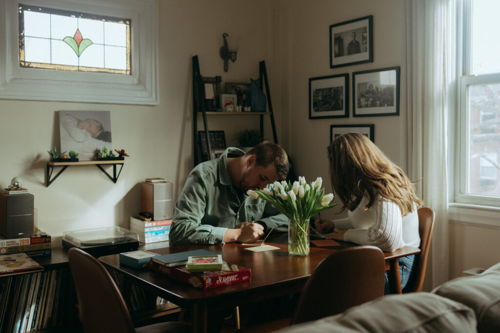 In-Home Engagement Session in Queens, NY