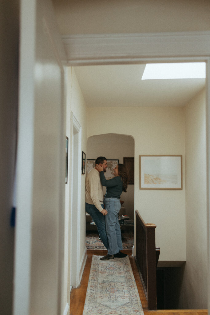 In-Home Engagement Session in Queens, NY