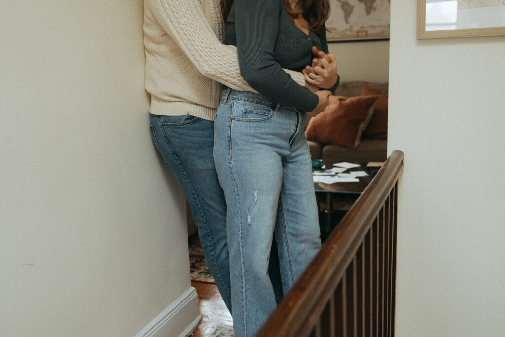 In-Home Engagement Session in Queens, NY