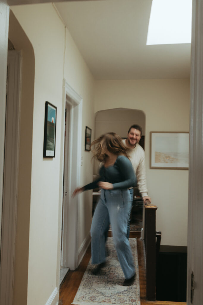 In-Home Engagement Session in Queens, NY