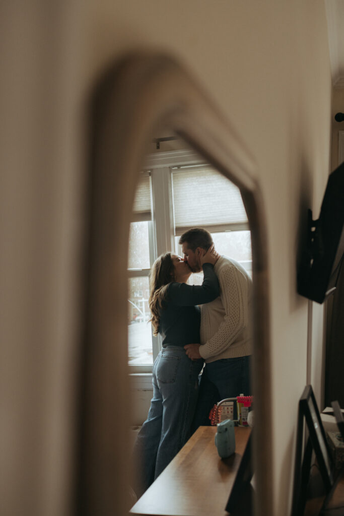 In-Home Engagement Session in Queens, NY