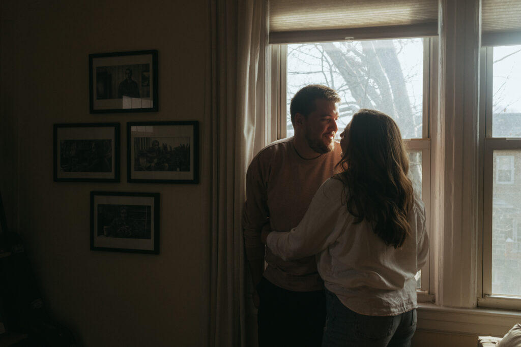 In-Home Engagement Session in Queens, NY