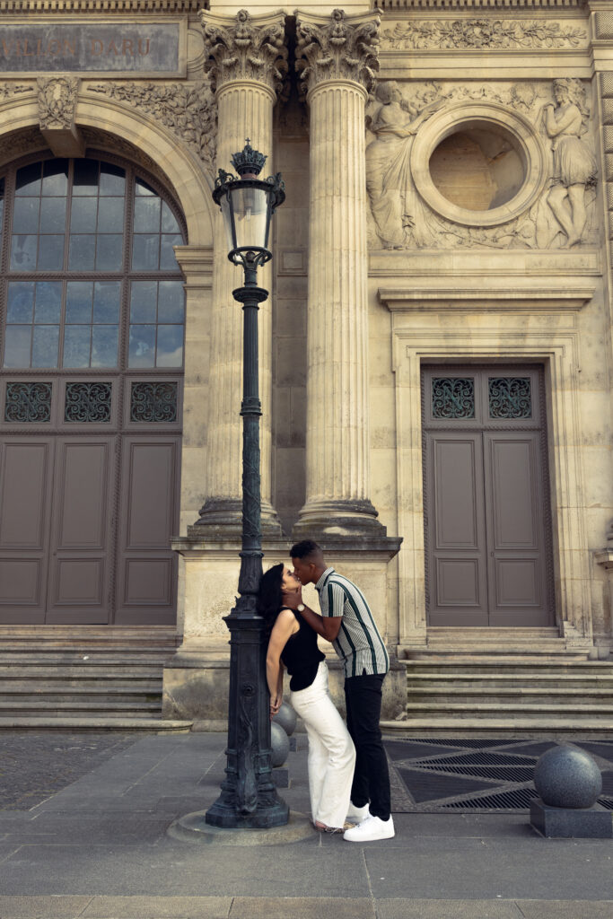 A Magical Elopement in Paris ft. the Louvre, Arc de Triomphe, and Eiffel Tower couples photos from an international elopement photographer