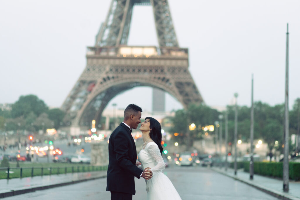 A Magical Elopement in Paris ft. the Louvre, Arc de Triomphe, and Eiffel Tower couples photos from an international elopement photographer