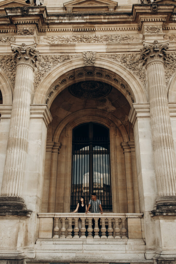 A Magical Elopement in Paris ft. the Louvre, Arc de Triomphe, and Eiffel Tower couples photos from an international elopement photographer