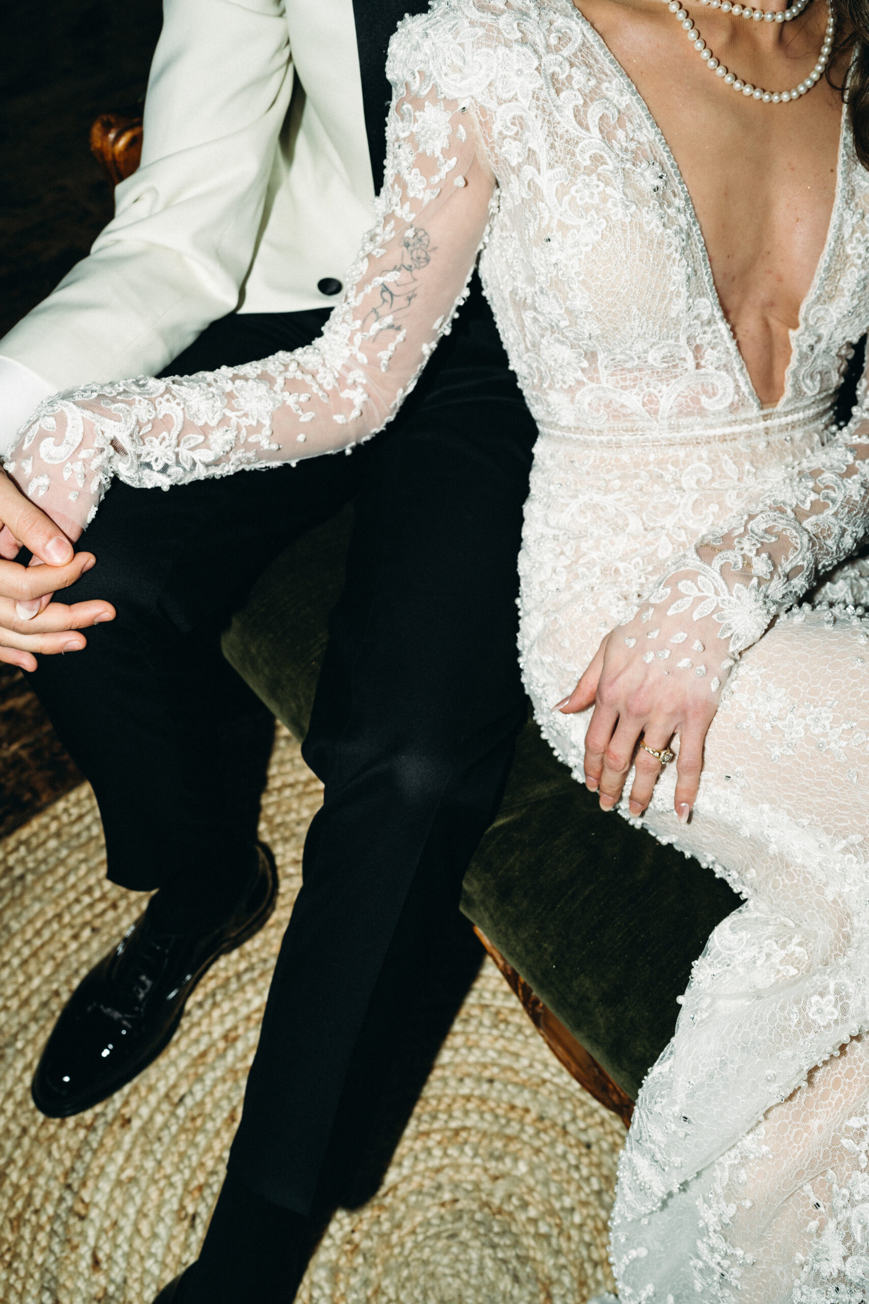 A Romantic Winter Wonderland Wedding in New York City by Abby Leigh Photography