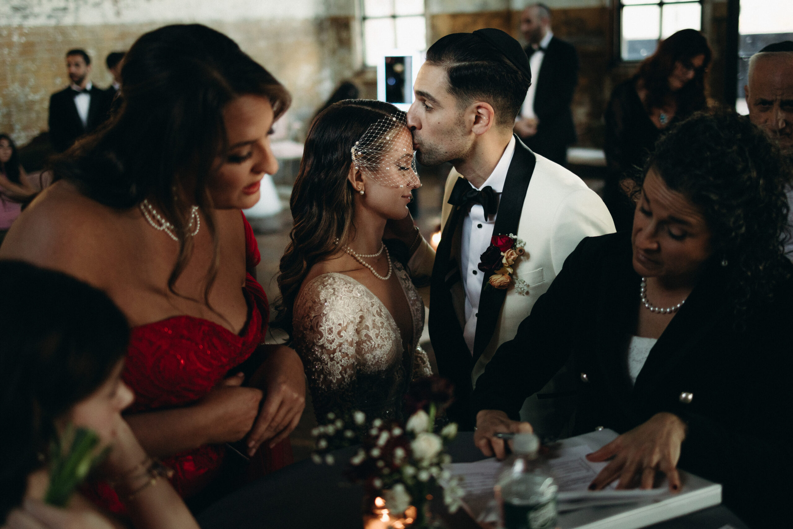 A Romantic Winter Wonderland Wedding in New York City by Abby Leigh Photography