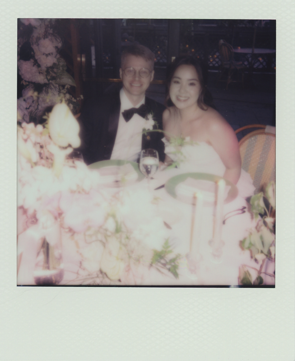 The River Café in Brooklyn candid reception moments with Manhattan skyline views