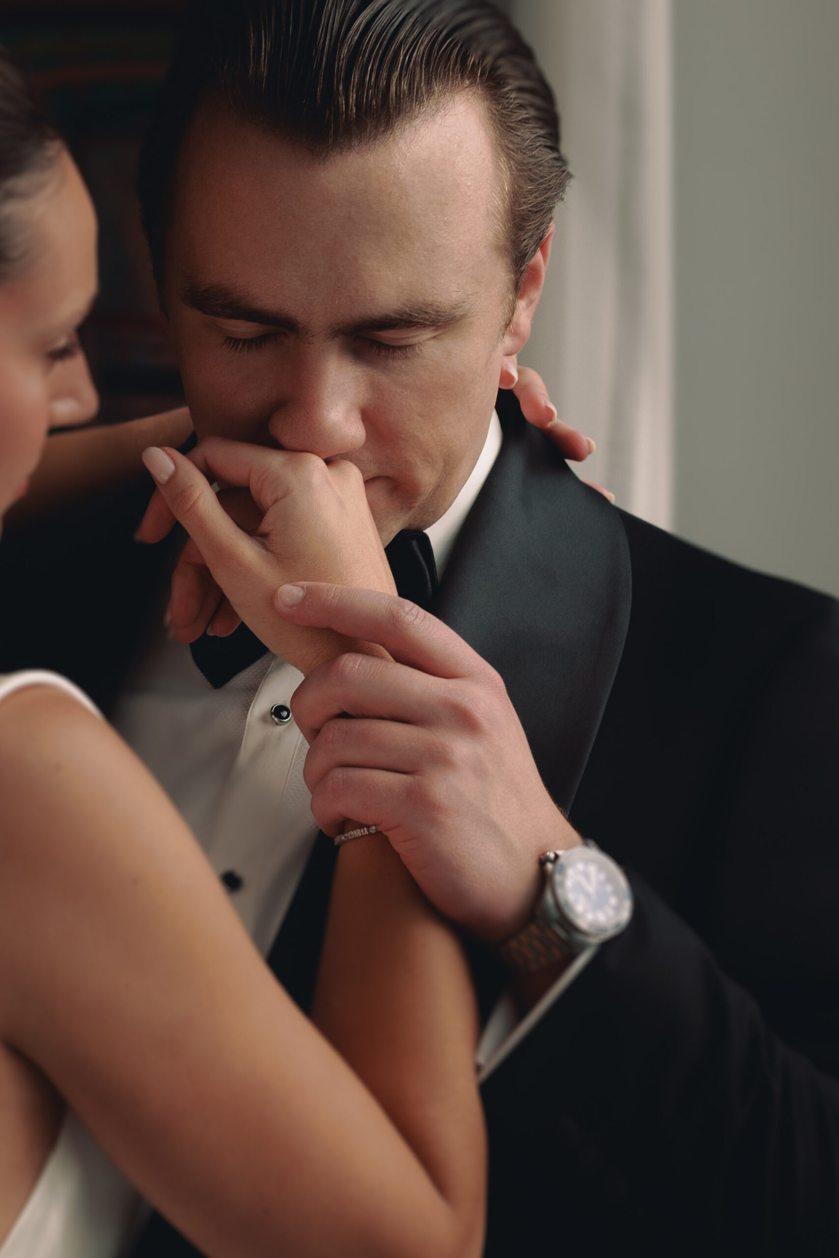 editorial bride and groom portraits at Manhatta in New York City 