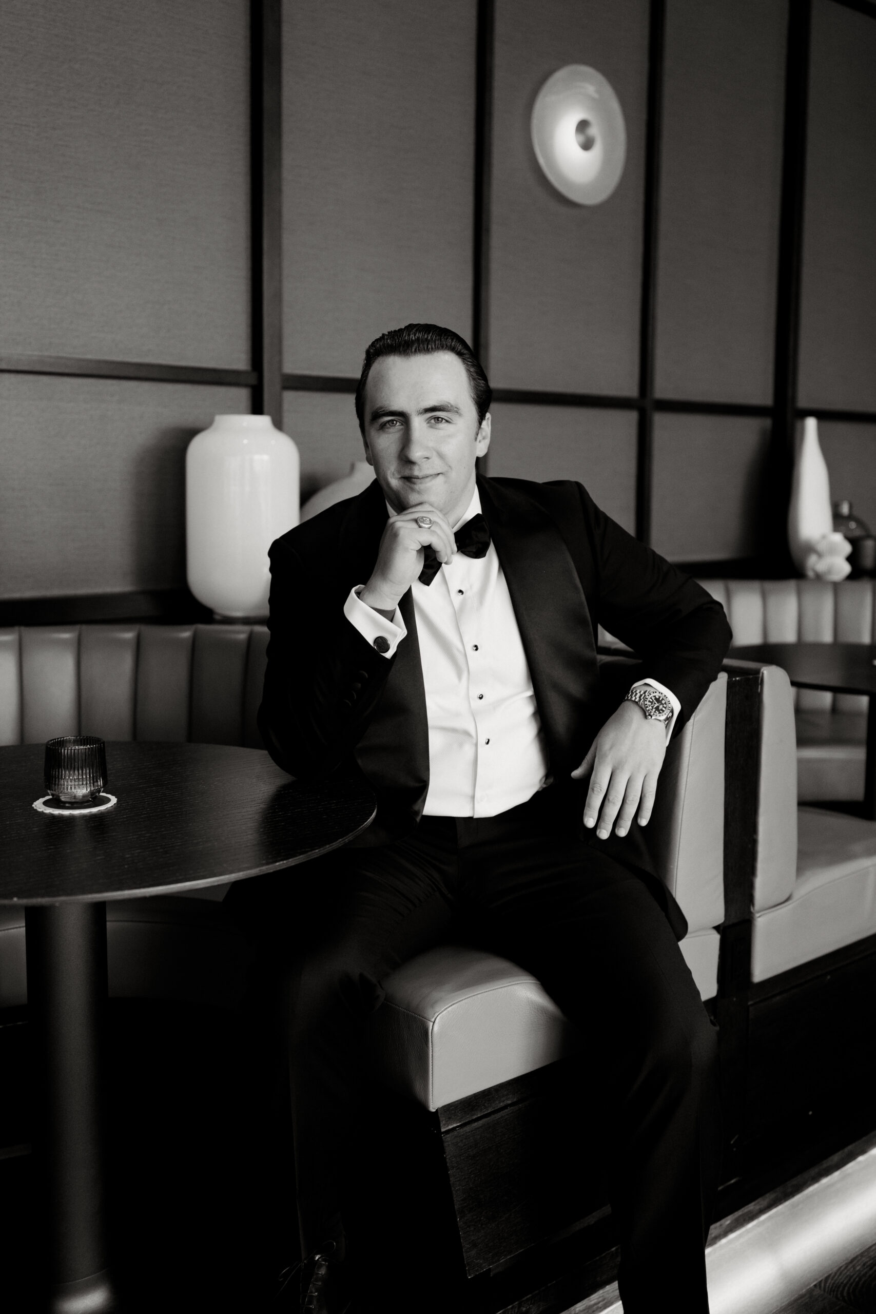 editorial bride and groom portraits at Manhatta in New York City 