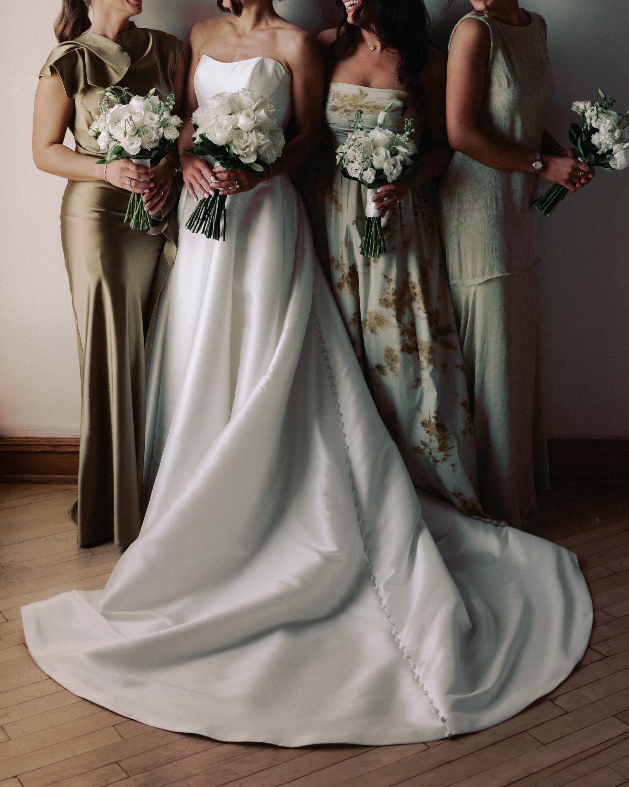 Bridesmaid's classic new york city wedding dresses
