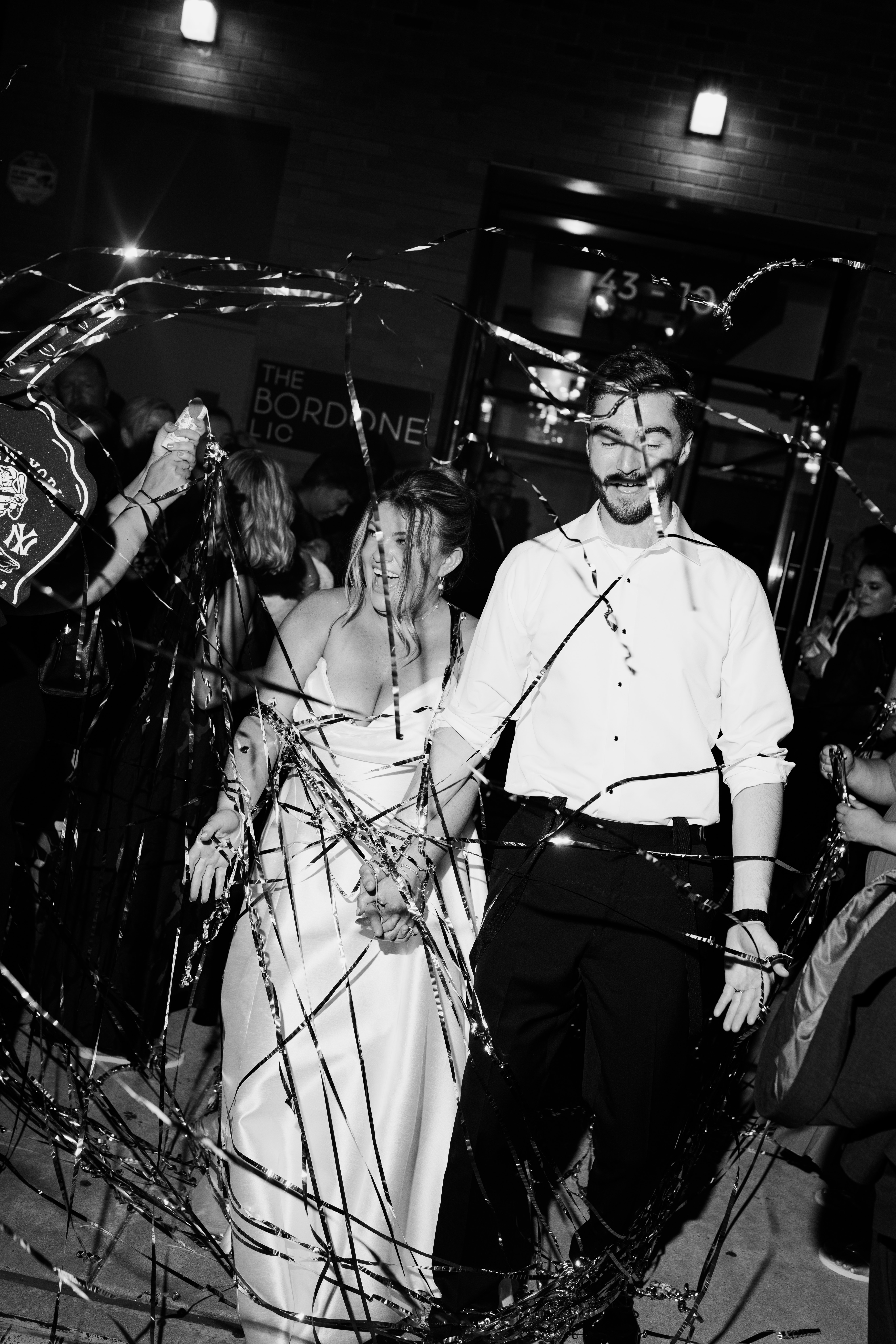 silver streamer exit at The Bordone in Long Island City