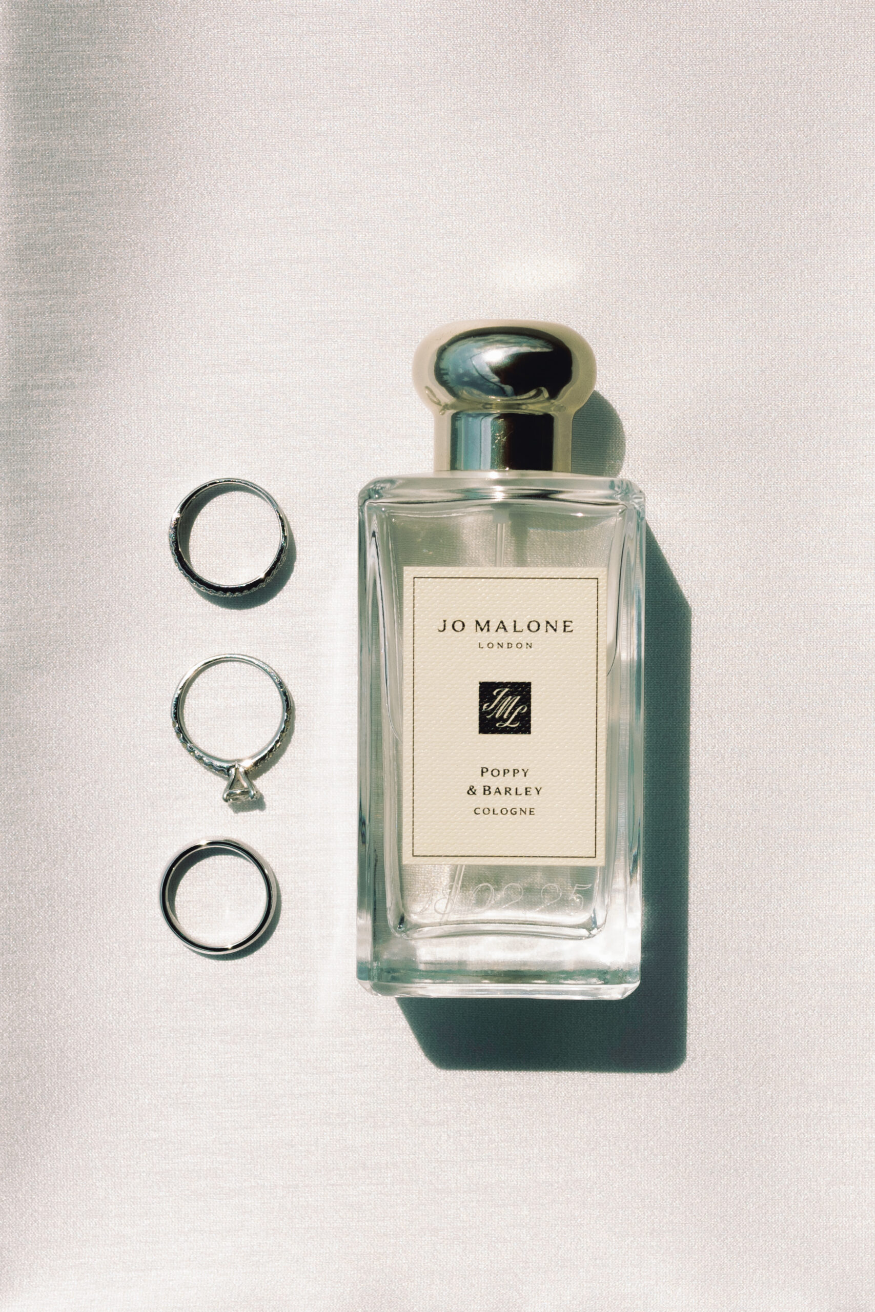 classic black and white wedding day details in New York City